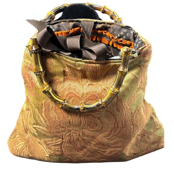 Green Floral Indie Two Crazy Designs Bag - Picture 5 of 5